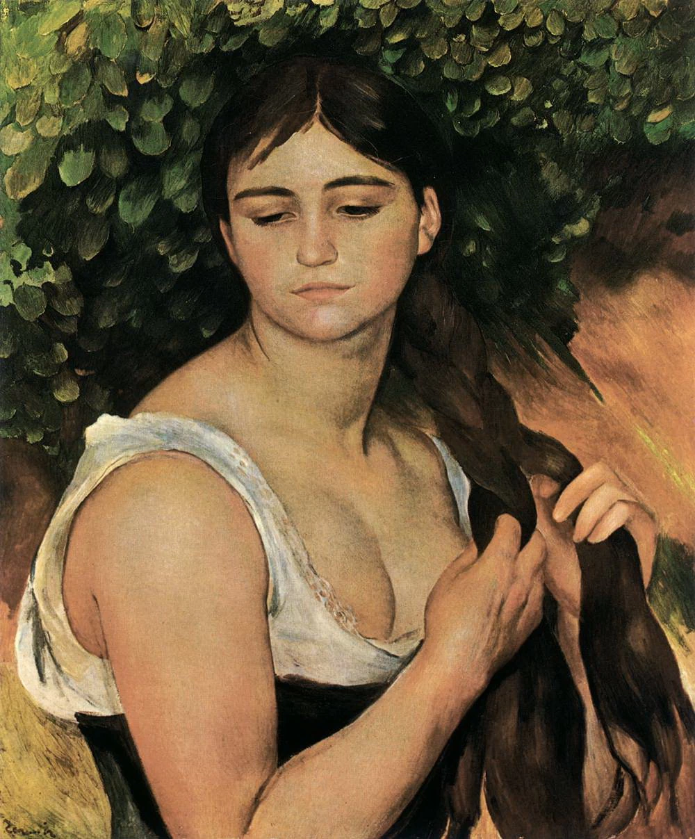 La coda di cavallo (Suzanne Valadon) - Museum Langmatt, Baden